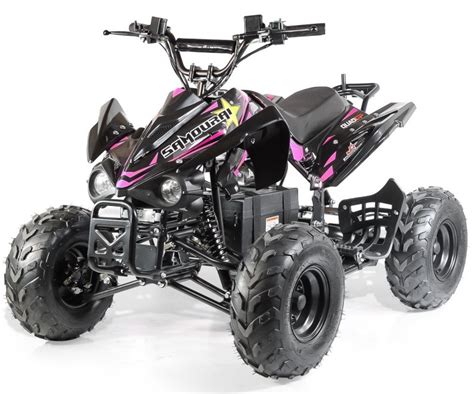 Quad électrique ado KX 750W brushless 1200W rose LesTendances fr