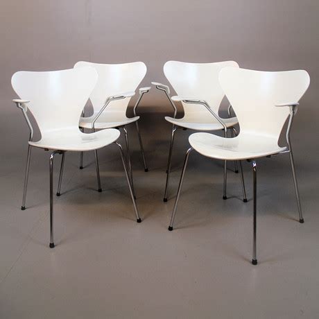 Arne Jacobsen Karmstolar Stycken Sjuan F R Fritz Hansen