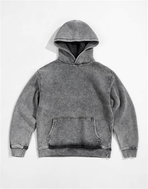 acid washed mens regular fit hoodie  black etsy
