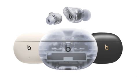 Beats представила прозрачные наушники Studio Buds+