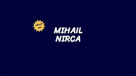about me MIHAIL