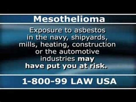 Mesothelioma Ad Copypasta Know Your Meme