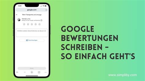 Google Bewertungen Schreiben So Einfach Geht S YouTube