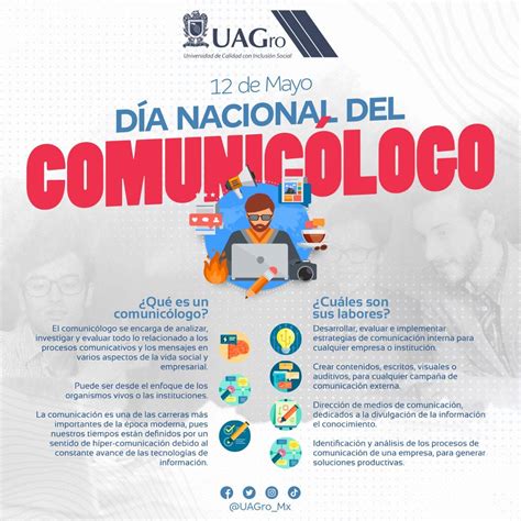 Uagro Mx On Twitter Feliz D Adelcomunicologo Y La Comunic Loga