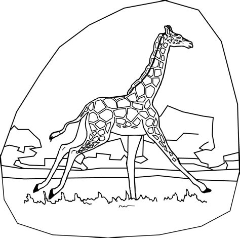 Coloring Page Of Giraffe Face Coloring Pages Coloring Cool