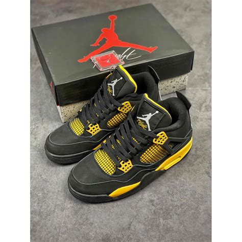 Jordan Electric Yellow Air Jordan Thunder Black White Tour Yellow