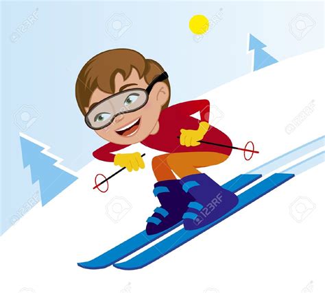 Skiing Clipart Ski Slope Pencil And In Color Skiing Clipart Ski Slope