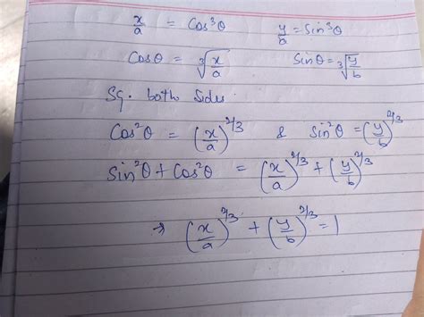 4 Eliminate Theta From The Following Begin Array Lll Text I X A