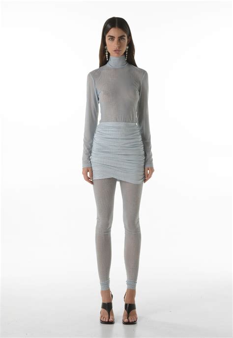Seine Blue Mini skirt - Trilogy Clothing Limited Collections