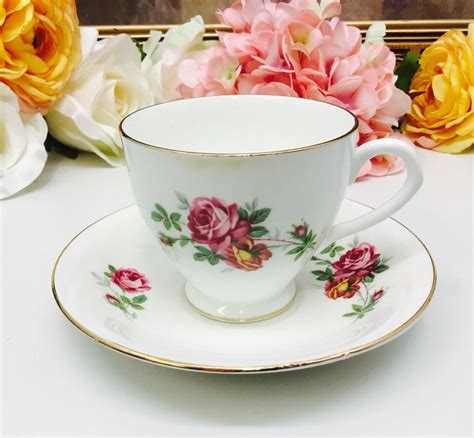 Victoria Teacup And Saucer Etsy