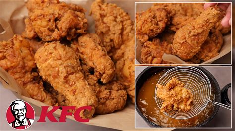 طريقة عمل فراخ كنتاكى بالتتبيلة السرية Kfc Chicken 🍗 Youtube