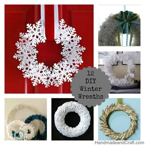 12 Diy Winter Wreaths