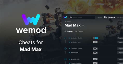 Mad Max Cheats Trainers For Pc Wemod