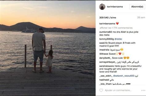 Le Message Plein D Amour De Karim Benzema Sa Fille Photos Closer