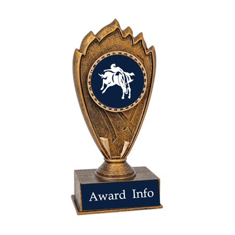 Blaze Resin Trophy Rodeo Designs Rodeo Award