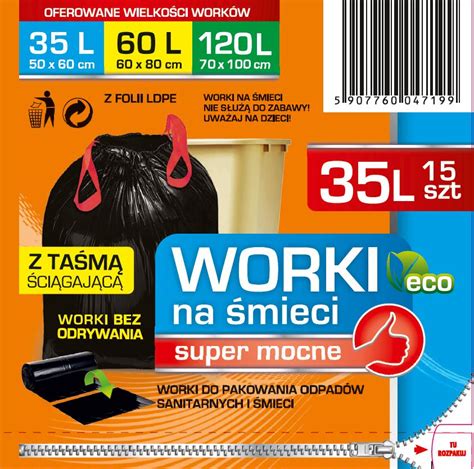 Worki Na Mieci L Z Ta Ma Super Mocne Ldpe Sklep Internetowy