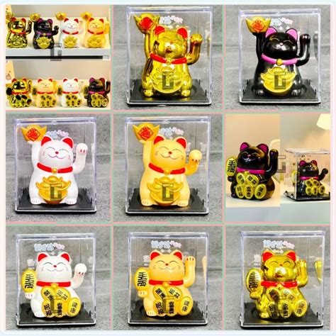 Jual Patung Pajangan Hiasan Boneka Kucing Hoki Keberuntungan Maneki