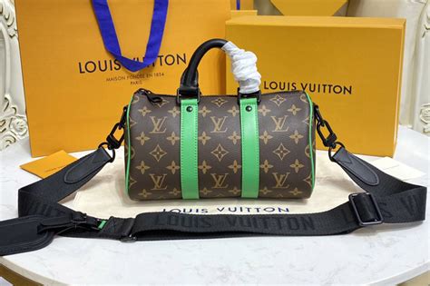 Louis Vuitton M46249 LV Keepall Bandouliere 25 Bag In Monogram Macassar