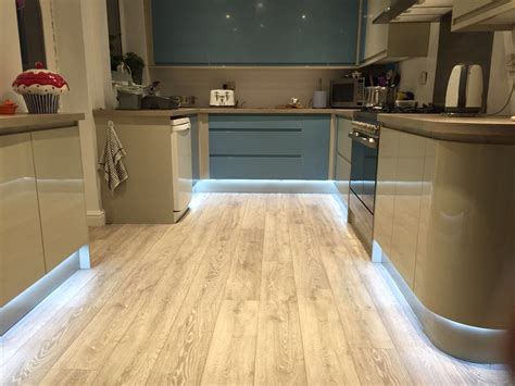 Cool White Plinthkickboard Lighting Using Our Customisable