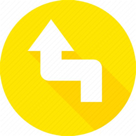 Left Reverse Sign Turn Warning Icon