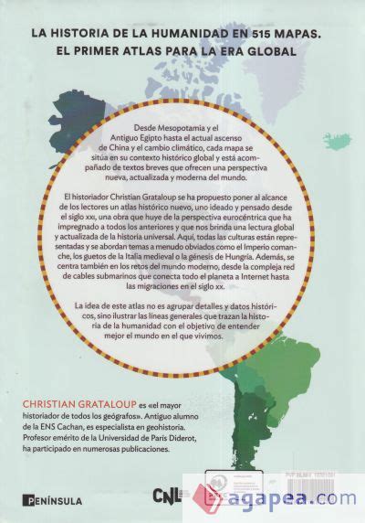 LA HISTORIA DEL MUNDO UN ATLAS CHRISTIAN GRATALOUP 9788411001540