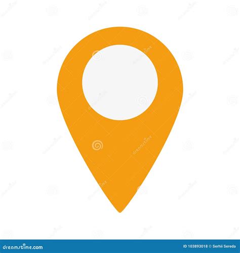 Map Marker Icon Stock Illustration Illustration Of Button 103893018