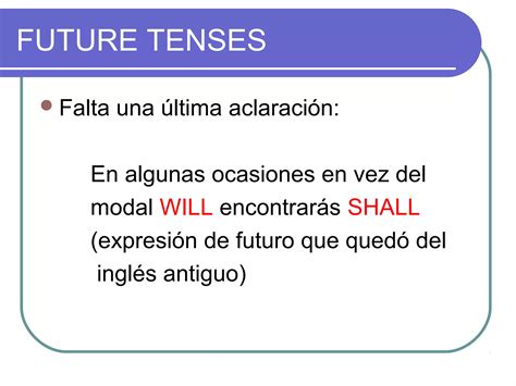 Tiempos Verbales U3 Future Simple And Cont PPT Descarga Gratuita