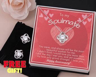 Love Knot Necklace To To My Smokin Hot Soulmate Gift For Wife Girlfriend Anniversary Birthday