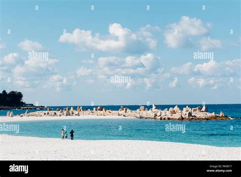 White sand beaches of Shirahama in Wakayama Prefecture, Japan ...