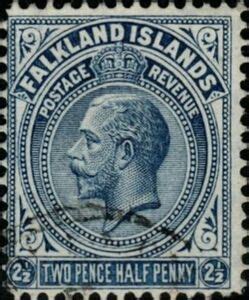 Stamp King George V Falkland Islands King George V