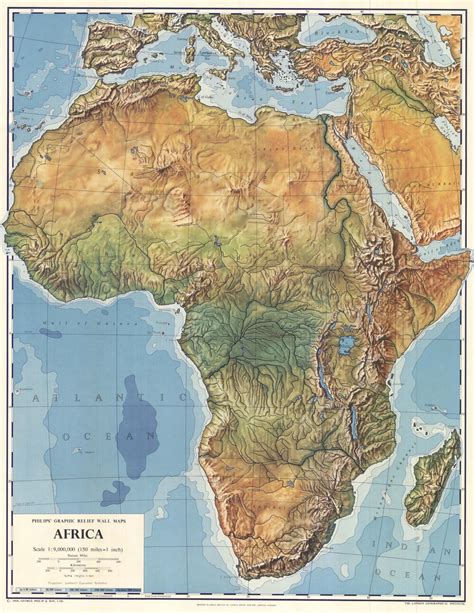 Africa physical map - Full size | Gifex