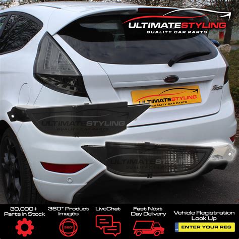 Ford Fiesta Mk7 And C Max Performance Rear Fog And Reflector Lights Smoked Tinted Pair Lh Rh