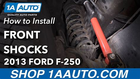 How To Replace Front Shocks 11 16 Ford F250 Youtube