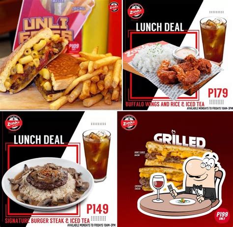 Zarks Burgers SM City Tarlac Restaurant Tarlac City Restaurant Menu