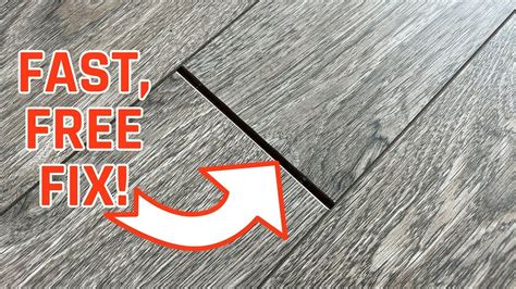 Two FREE And Cheap Ways To Fix Gaps In Your Floor Laminate Floor