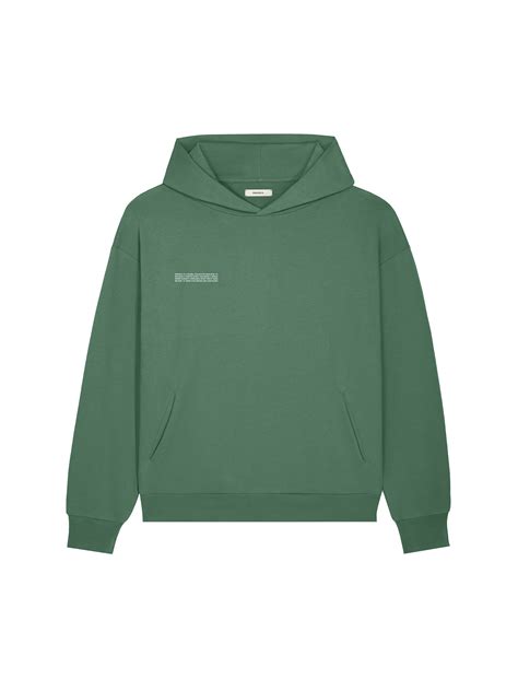 Womens Green 365 Midweight Hoodie Pangaia