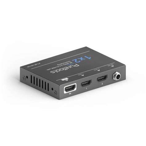 1x2 4K 18Gbps HDMI Splitter With Scaler PureLink English