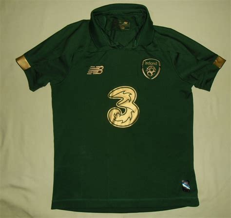 Republic of Ireland Home football shirt 2019 - 2020. Sponsored by Three