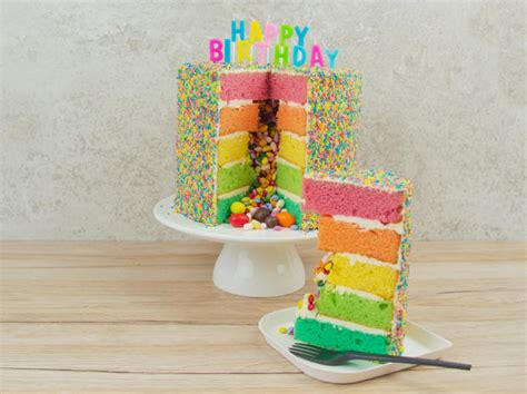 Regenboog Layer Cake Bestellen Gefelicitaart Nl