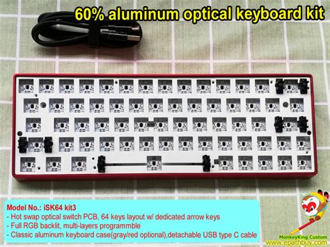 Custom Hot Swap Optical Keyboard Kit Custom Mechanical Keyboards Shop