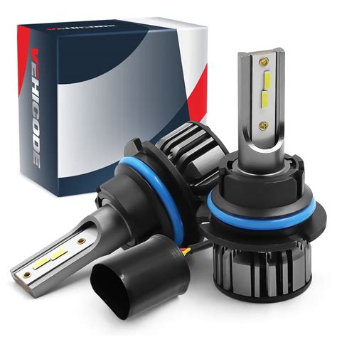 VEHICODE 9004 HB1 LED Headlight Bulb High Low Beam 6000K White 12V Car