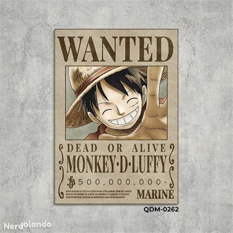 Sanji One Piece Cartaz De Procurado Wanted 271 Quadro MDF 14x20