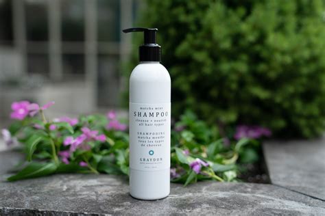 Plant Based Shampoo Matcha Mint Shampoo Graydon Skincare