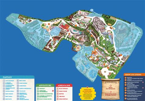 Map of Gardaland | Gardaland Resort