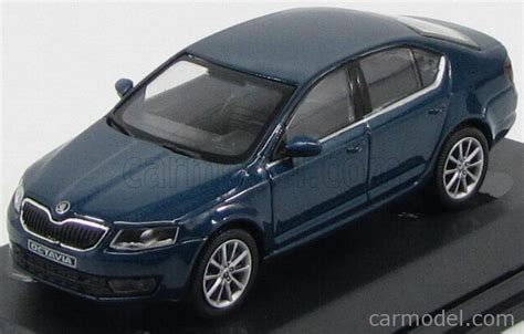 ABREX 143AB 026KJ Escala 1 43 SKODA OCTAVIA III 2013 LAVA BLUE MET