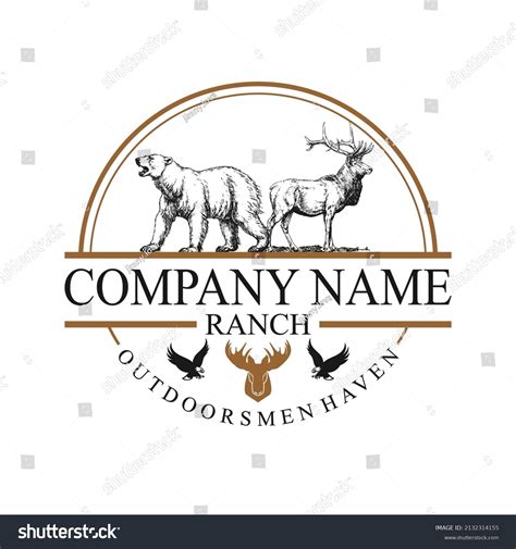 Ranch Classic Vector Logo Design Stock Vector (Royalty Free) 2132314155 ...