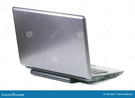 Laptop Rear View stock image. Image of system, windows - 1851085