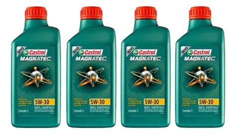 Kit 4 Oleo Castrol Magnatec 5w30 Sintético A5 b5 Sn Parcelamento sem