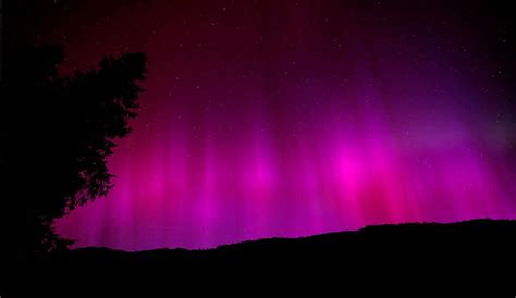 Espect Culo Celestial Tormenta Solar Provoca Auroras Boreales