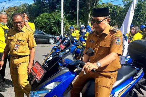 Setelah 14 Tahun Mengabdi Penyuluh KB Pakai Sepeda Motor Operasional